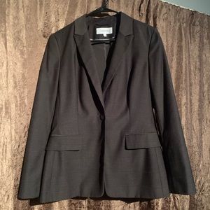 Calvin Klein Grey plaid Blazer